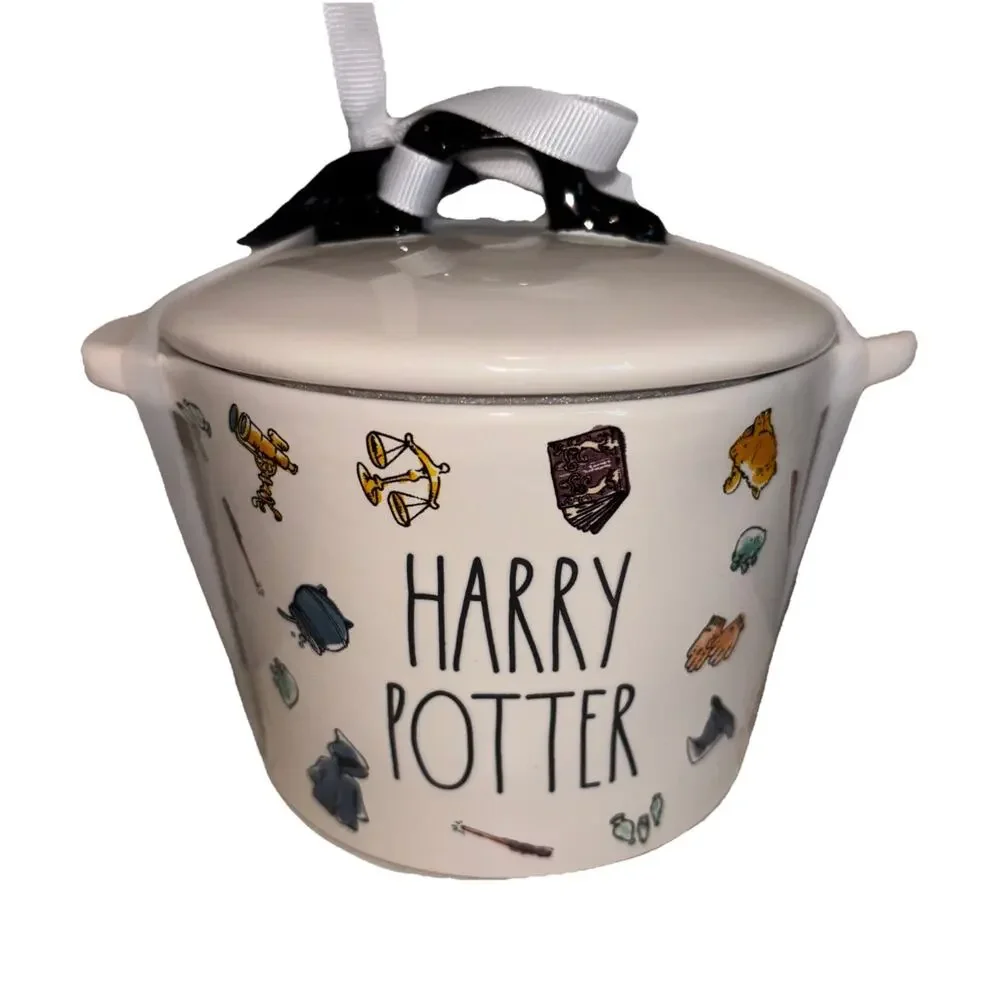 Rae Dunn Harry Potter School Of Witchcraft & Wizard Mini Crock Baking Dish & Lid
